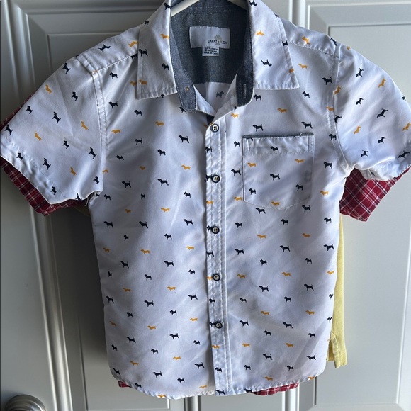 U.S. Polo Assn. Kids Button Down Shirts - Red, Yellow, Orange, White - Picture 6 of 11